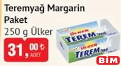 TEREMYAĞ MARGARİN PAKET 250 G